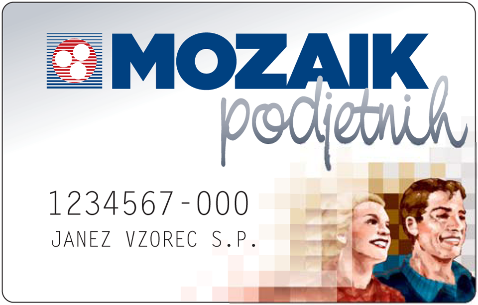 Kartica Mozaik podjetnih